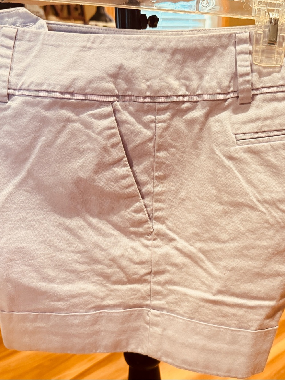 Avenue Pale Pink Cotton-Blend Skort
